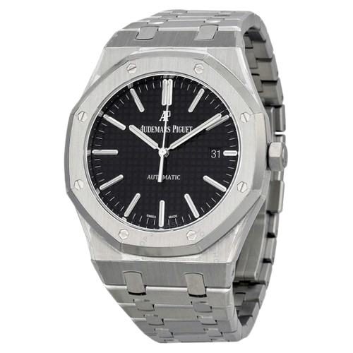 audemars piguet royal oak black dial stainless steel bracelet men_s watch 15400stoo1220st01 removebg preview