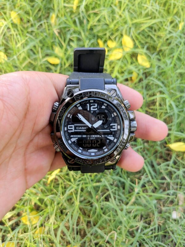 G-Shock All Black Metal Body Sports Watch